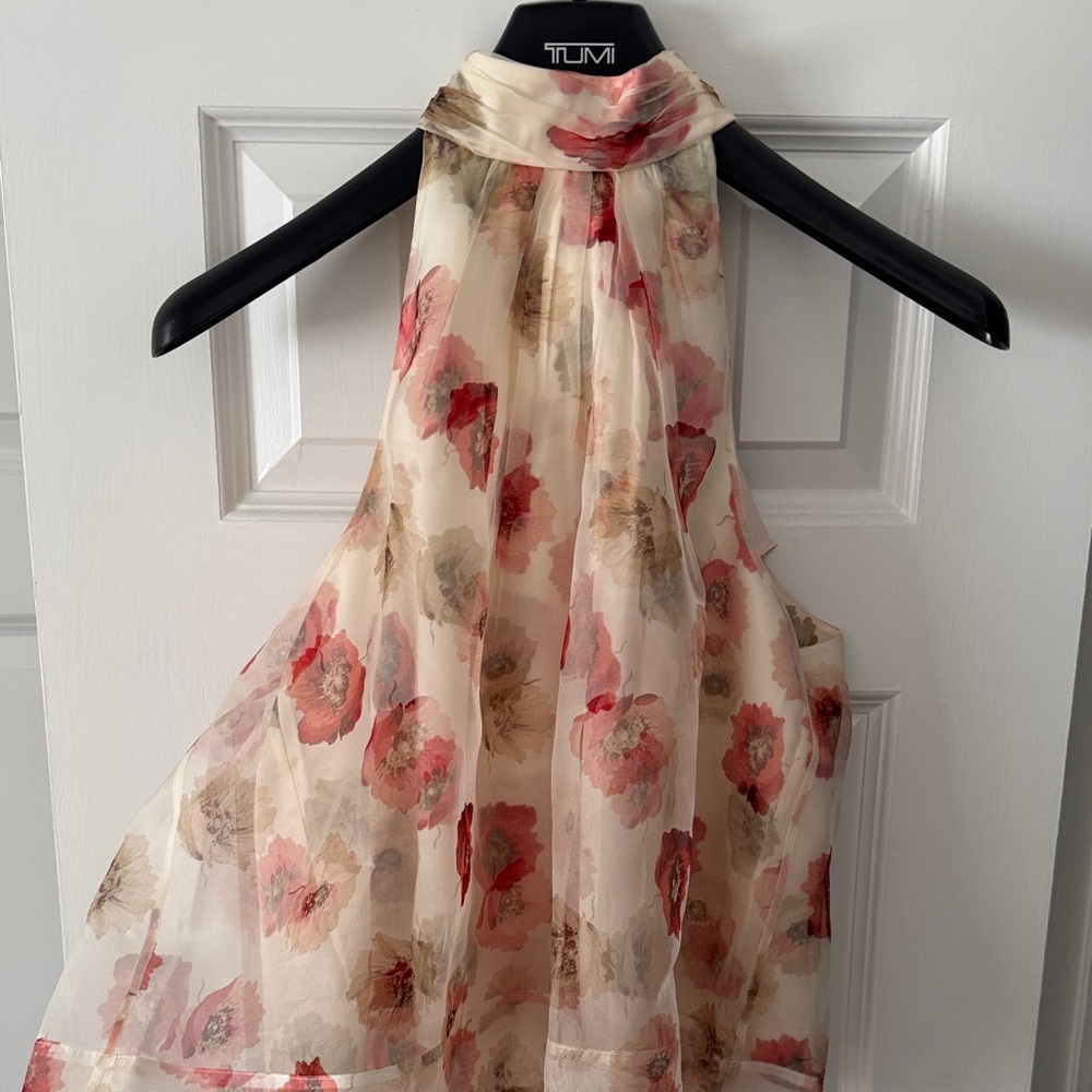NWT Cinq à Sept FLOATING POPPIES BRENNAN TOP - Picture 5 of 15